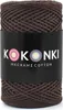 Makramee Garn Baumwolle By Kokonki 2mm 200m Rolle Brauntöne Produktbild-Vorschau 1