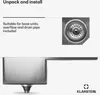 Klarstein TitanSteel kuchyňský dřez s odkapávačem, 79 x 44 Náhled obrázku produktu 7