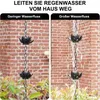 Regenkette, hängende Regenwasser-Kette, dekorativ für Produktbild-Vorschau 5