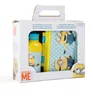A product box containing a lunch set with Minions characters. Produktbild-Vorschau