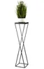 HowHomely Modern Pflanzenständer, Blumenhocker aus Metall Produktbild-Vorschau 4
