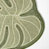 HOMESCAPES Badvorleger Blatt 65 x 80 cm – Grüne Badematte, Produktbild-Vorschau 4