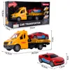 MalPlay Auto transporter Pannenhilfe LKW PKW Schlepper  LED Produktbild-Vorschau 2