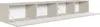 A long, low cabinet with multiple open compartments and two doors that are open. Voir les images du produit