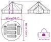 vidaXL Tipi-Familienzelt 6 Personen Grau und Orange Produktbild-Vorschau 6