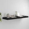 vidaXL Plávajúca polica čierna 80x23,5x3,8 cm MDF - Náhľad obrázku produktu 9