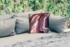 MuchoWow® Outdoor Kissen - Marmor - Rosa - Gold - Glitzer - Produktbild-Vorschau 2