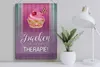 Blechschild Backen ist meine Therapie, 40 x 30 cm, Produktbild-Vorschau 4
