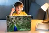 MuchoWow® Laptop Aufkleber Sticker Cover Pfau - Federn - Produktbild-Vorschau 3