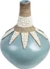 BELIANI Dekorative Vase Blau aus Terrakotta 43 cm Produktbild-Vorschau 1
