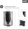MSV Treteimer 5 Liter Edelstahl Matt Produktbild-Vorschau 6