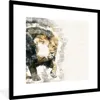 MuchoWow® MuchoWow® Gerahmtes Poster Löwe - Zeitung - Produktbild-Vorschau 1