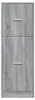 vidaXL Apothekerschrank Grau Sonoma 40x41x118 cm Produktbild-Vorschau 5