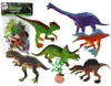 Leantoys Set mit 6 Dinosaurierfiguren Zubehör Produktbild-Vorschau 1