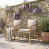home24 Gartenstuhl - 2er-Set - Akazie Massiv / Webstoff Produktbild-Vorschau 3