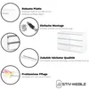 Collage of product features and details for a white dresser. Produktbild-Vorschau
