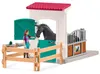 schleich HORSE CLUB Pferdebox mit Lisa & Storm - 42709, Produktbild-Vorschau 4