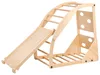 BELIANI 4-in-1 Kletterdreieck Set Hellbraun Kiefernholz mit Produktbild-Vorschau 8