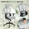 di volio ergonomické křeslo Preda – Šedý Náhled obrázku produktu 21