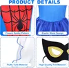 Spiderman Kostüme Kinder Mädchen, Spiderman Kleid mit Produktbild-Vorschau 4
