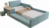 Letto imbottito Sweiko, letto singolo con scrivania e Anteprima dell’immagine prodotto 12