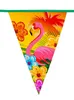 "Hibiscus" Wimpelkette PE 20x30cm L: 6m | Bunt Produktbild-Vorschau 2