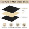 ATOMSTACK Panneaux MDF 6 pièces : Planches colorées-noires, Voir les images du produit 3