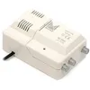 A white electronic device with connectors on a white background. Voir les images du produit