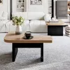 Moderner Couchtisch mit LED, umweltfreundliches Holz, Produktbild-Vorschau 9