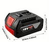 Batteria agli ioni di litio da 18 V - Batteria di ricambio Anteprima dell’immagine prodotto 2
