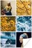 MuchoWow® Poster Vermeer - Collage - Natur 60x90 cm - Produktbild-Vorschau 1