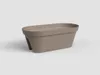 ARTEVASI, Blumentopf Capri, Kunststoff, Taupe, für Produktbild-Vorschau 3