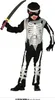 Scheletro Ninja Costume Halloween Bambini Nero Bianco Anteprima dell’immagine prodotto 8