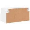 vidaXL Szafka wisząca pod TV biała 60x30x30 cm materiał Podgląd zdjęcia produktu 13
