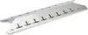 A stainless steel heat shield for a grill. Anteprima dell’immagine prodotto