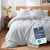 Blumtal Premium Seersucker Bettwäsche 200x200 + 2x 80x80 cm Produktbild-Vorschau 1