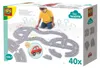 Filz Straßenset Spielzeugauto Bausatz 40-teilig Filz Produktbild-Vorschau 1