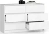 Cassettiera AKORD K120 Bianco 120 cm 6 cassetti L120 x H77 Anteprima dell’immagine prodotto 8