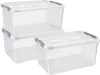 3 curver HANDY Aufbewahrungsboxen 50,0 l transparent 60,0 x Produktbild-Vorschau 1