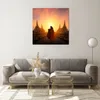 Bilder auf glas - Tempel Mönch - 70x70cm - Glasbilder - Produktbild-Vorschau 7