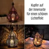 GADGY® Orientalische Lampe Metall - Marokkanisches Produktbild-Vorschau 12