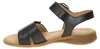 Gabor 82.802 Damen Sandalette - Riemchen Sandalen schwarz Produktbild-Vorschau 4
