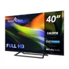 A 40-inch Full HD Smart Tech television is displayed with various feature logos and text overlays. Anteprima dell’immagine prodotto