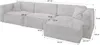 Masseno Ecksofa TOLMO mit Schlaffunktion L-Form, Sofa mit Produktbild-Vorschau 7
