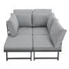 SVITA GRENADA Salon de jardin 4 pièces double chaise longue Voir les images du produit 9