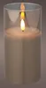 Lumineo LED Kerze Wachs Indoor smokey-grey 15 cm Produktbild-Vorschau 5