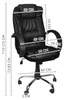 Bequeme Bürostuhl Chefsessel Drehstuhl Ergonomischer Produktbild-Vorschau 7