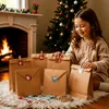 2 x DIY Adventskalender zum Befüllen 24 Papiertüten Produktbild-Vorschau 5