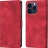 Hülle für iPhone 14 Pro Max Prägung Flip Leder Brieftasche Produktbild-Vorschau 1