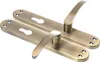Two door handles with long plates are shown on a white background. Podgląd zdjęcia produktu